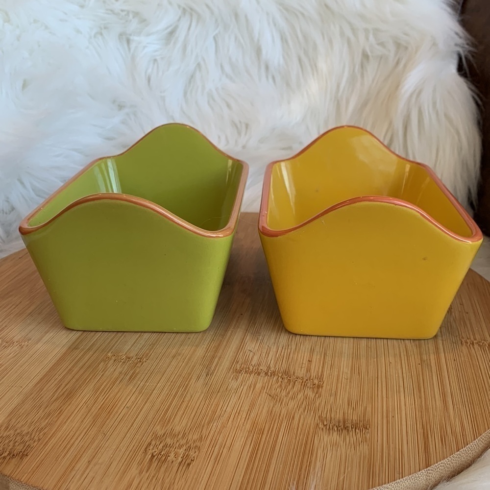 Costa Del Sol | 5 Colorful Fiesta Ceramic Pottery Baking Ramekins Loaf Dishes - Picture 13 of 17